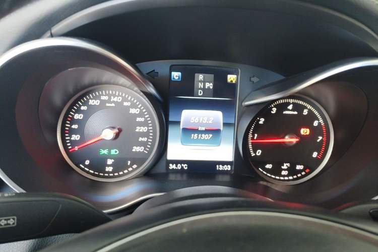 Used Mercedes-Benz C-Class 2015 Revised C 200 L Sport Edition Instrument Cluster