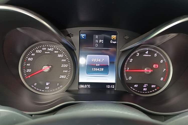 Used Mercedes-Benz C-Class 2015 Restyled C 180 L Sport Edition Instrument Cluster