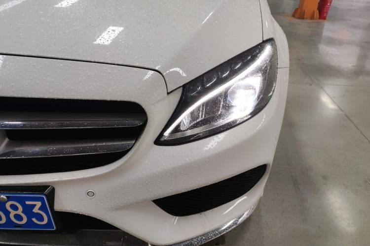 Used Mercedes-Benz C-Class 2015 C 200 station wagon Left Front Headlight