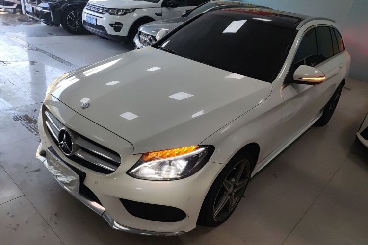 Used Mercedes-Benz C-Class 2015 C 200 station wagon Left Front Headlight