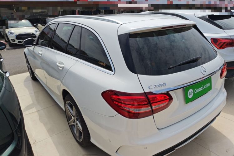 Used Mercedes-Benz C-Class 2015 C 200 station wagon Rear Left 45 Deg