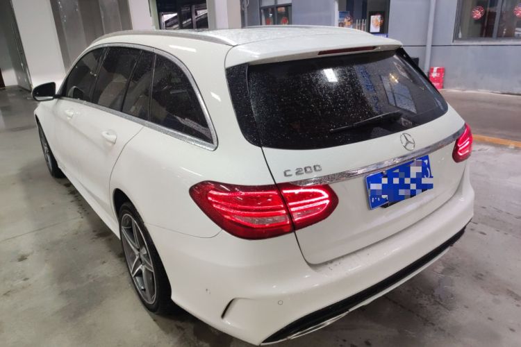 Used Mercedes-Benz C-Class 2015 C 200 station wagon Rear Left 45 Deg