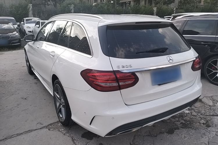 Used Mercedes-Benz C-Class 2015 C 200 station wagon Rear Left 45 Deg