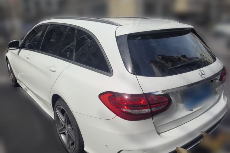 Used Mercedes-Benz C-Class 2015 C 200 station wagon Rear Left 45 Deg