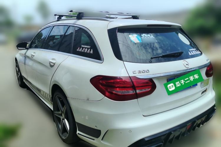 Used Mercedes-Benz C-Class 2015 C 200 station wagon Rear Left 45 Deg