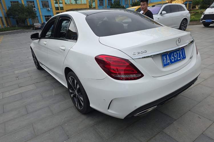 Used Mercedes-Benz C-Class 2015 C 200 Sport Edition 4MATIC Rear Left 45 Deg