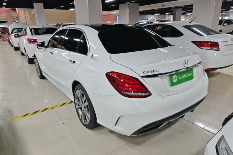 Used Mercedes-Benz C-Class 2015 C 200 L 4MATIC Sport Edition Rear Left 45 Deg