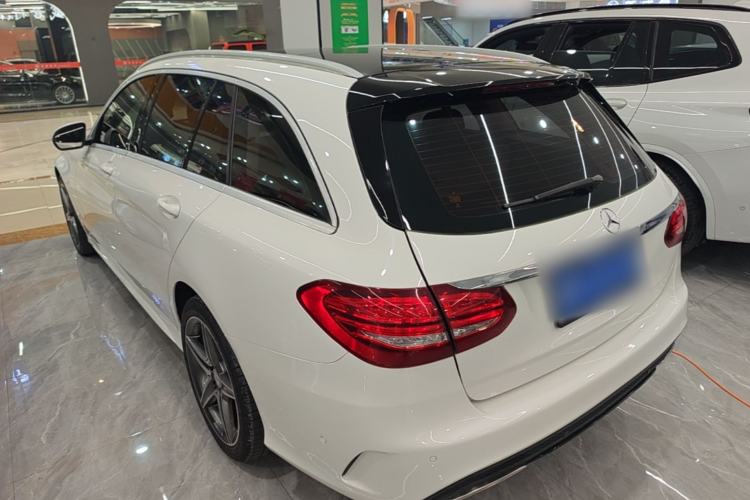 Used Mercedes-Benz C-Class 2015 C 200 station wagon Rear Left 45 Deg