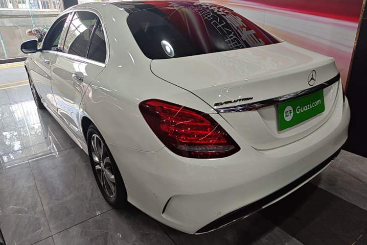 Used Mercedes-Benz C-Class 2015 C 200 L Sport Edition Rear Left 45 Deg
