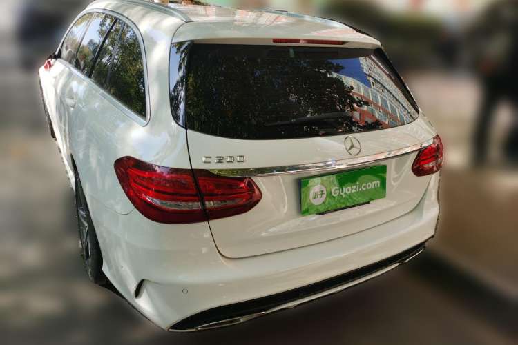Used Mercedes-Benz C-Class 2015 C 200 station wagon Rear Left 45 Deg