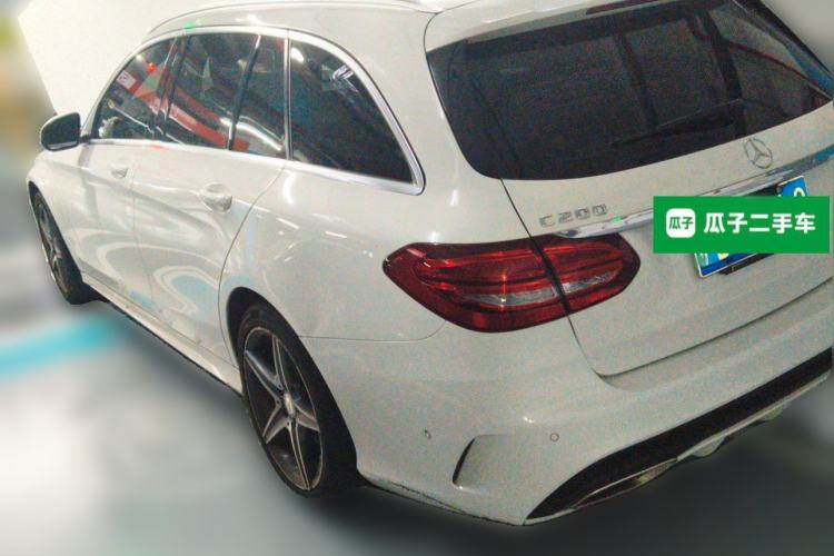 Used Mercedes-Benz C-Class 2015 C 200 station wagon Rear Left 45 Deg