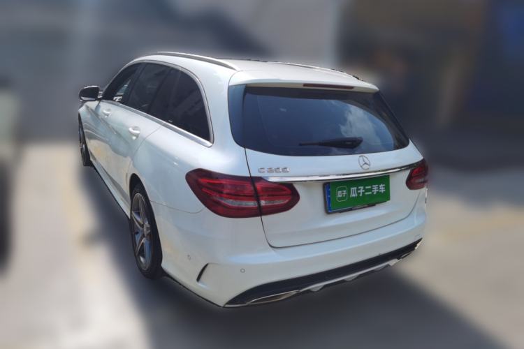 Used Mercedes-Benz C-Class 2015 C 200 station wagon Rear Left 45 Deg