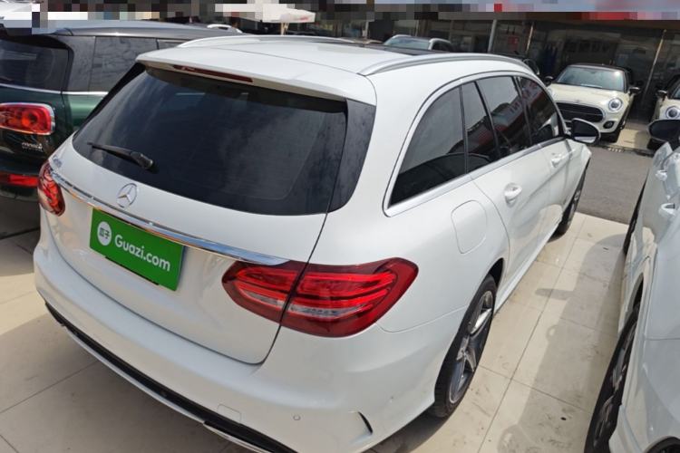 Used Mercedes-Benz C-Class 2015 C 200 station wagon Rear Right 45 Deg