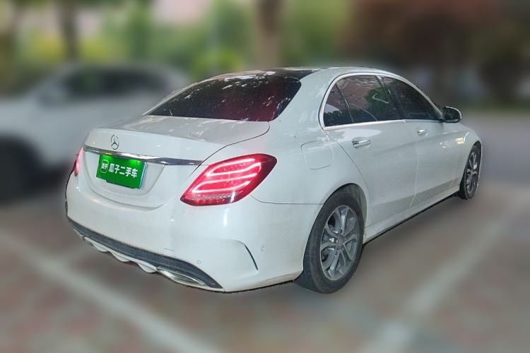 Used Mercedes-Benz C-Class 2015 C 200 L Sport Edition Rear Right 45 Deg
