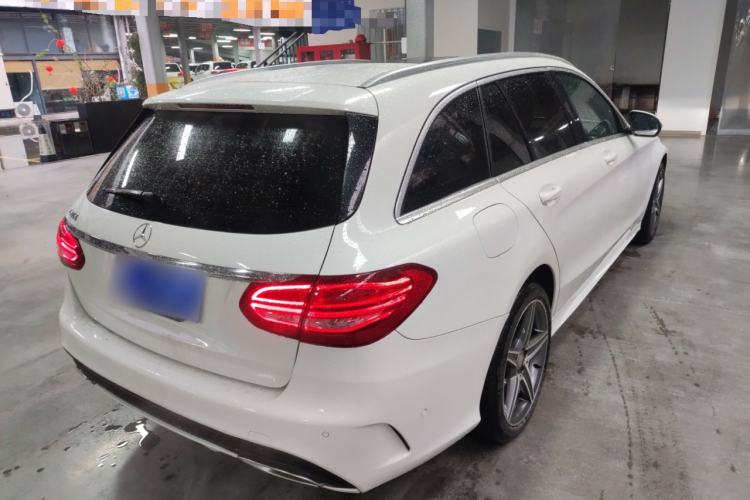 Used Mercedes-Benz C-Class 2015 C 200 station wagon Rear Right 45 Deg