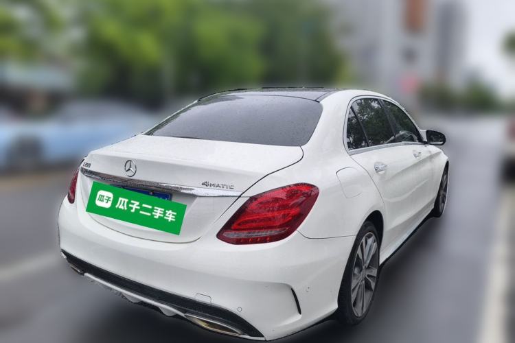 Used Mercedes-Benz C-Class 2015 C 200 L 4MATIC Sport Edition Rear Right 45 Deg