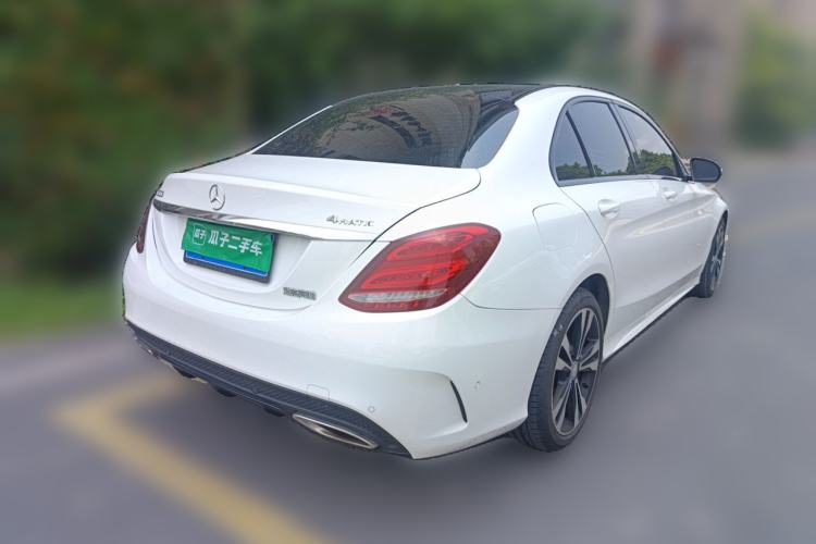 Used Mercedes-Benz C-Class 2015 C 200 Sport Edition 4MATIC Rear Right 45 Deg