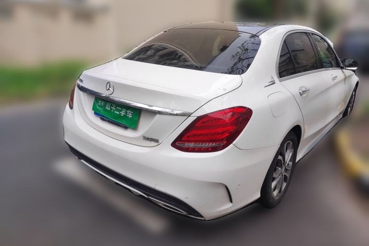 Used Mercedes-Benz C-Class 2015 Revised C 200 L Sport Edition Rear Right 45 Deg