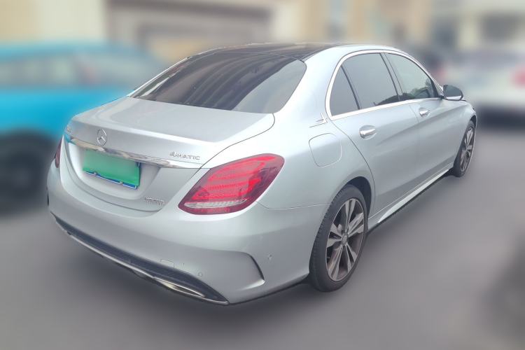 Used Mercedes-Benz C-Class 2015 C 200 L 4MATIC Sport Edition Rear Right 45 Deg