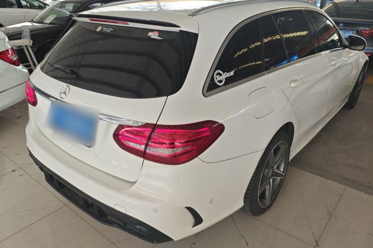 Used Mercedes-Benz C-Class 2015 C 200 station wagon Rear Right 45 Deg