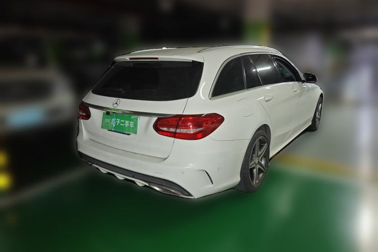 Used Mercedes-Benz C-Class 2015 C 200 station wagon Rear Right 45 Deg