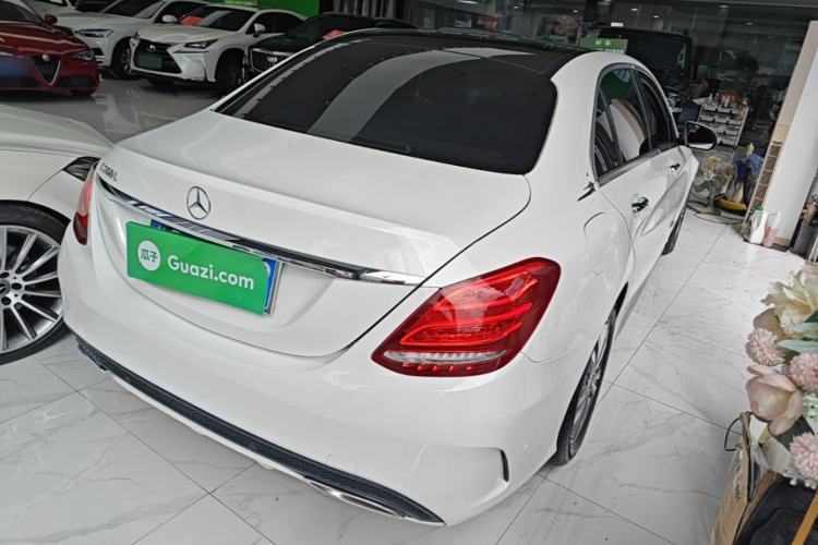 Used Mercedes-Benz C-Class 2015 Revised C 200 L Sport Edition Rear Right 45 Deg