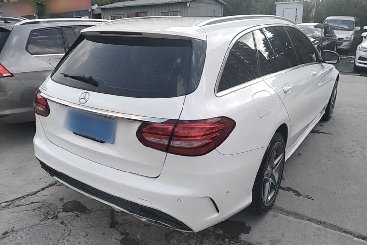 Used Mercedes-Benz C-Class 2015 C 200 station wagon Rear Right 45 Deg