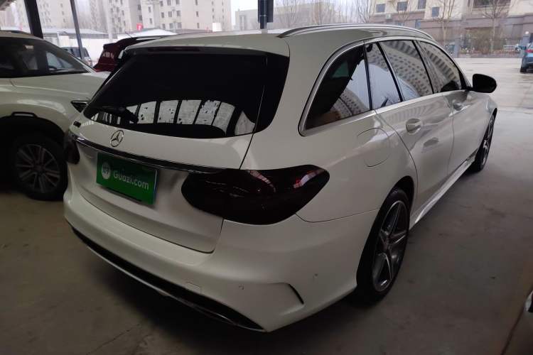 Used Mercedes-Benz C-Class 2015 C 200 station wagon Rear Right 45 Deg