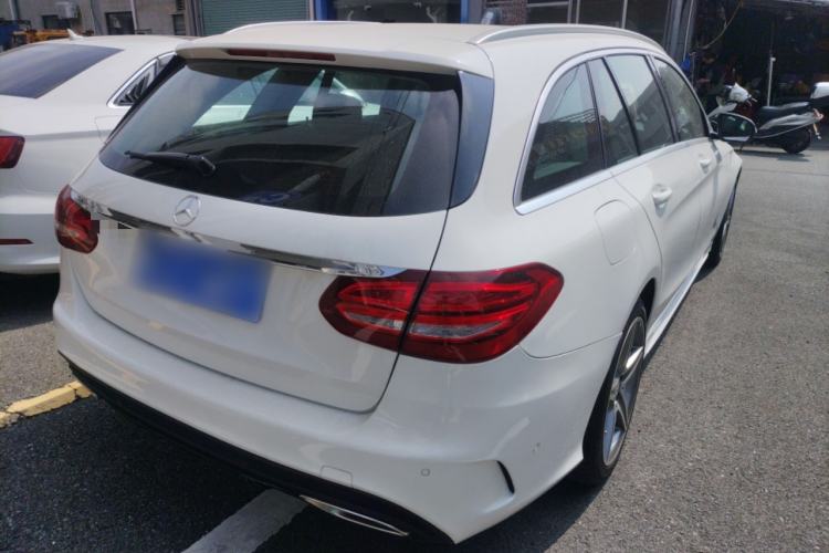 Used Mercedes-Benz C-Class 2015 C 200 station wagon Rear Right 45 Deg