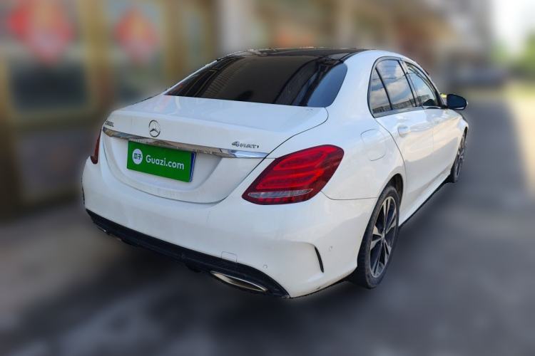 Used Mercedes-Benz C-Class 2015 C 200 Sport Edition 4MATIC Rear Right 45 Deg