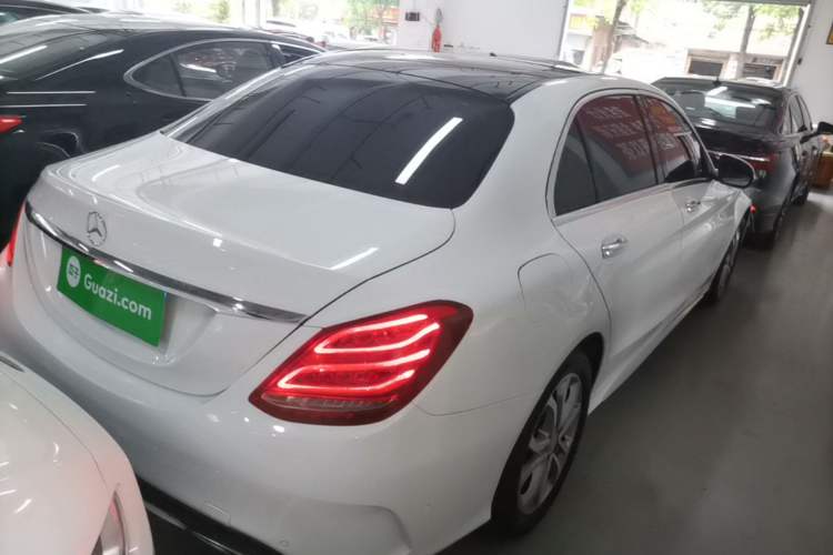 Used Mercedes-Benz C-Class 2015 C 200 L Sport Edition Rear Right 45 Deg