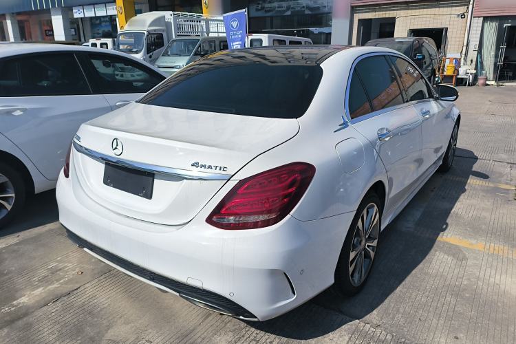 Used Mercedes-Benz C-Class 2015 C 200 L 4MATIC Sport Edition Rear Right 45 Deg