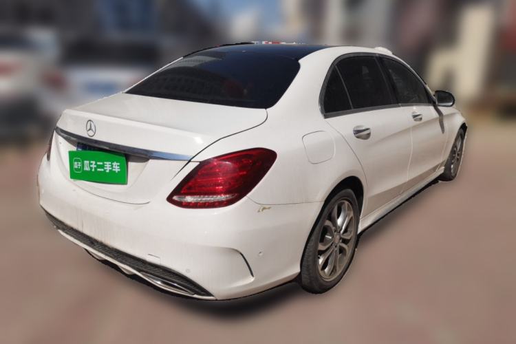 Used Mercedes-Benz C-Class 2015 Revised C 200 L Sport Edition Rear Right 45 Deg