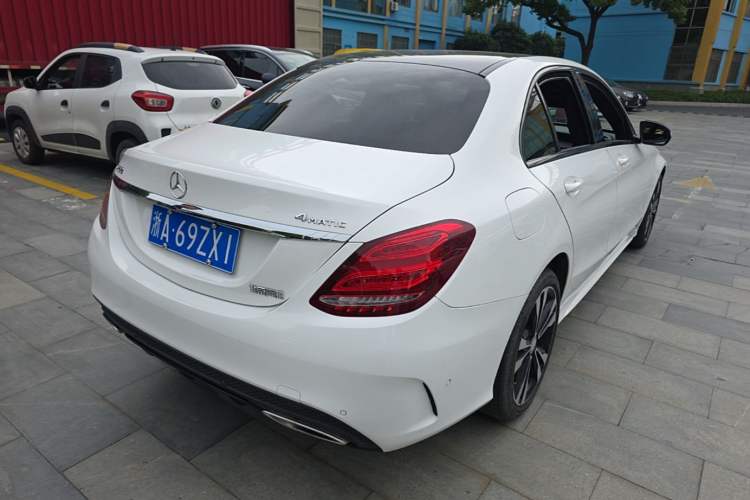 Used Mercedes-Benz C-Class 2015 C 200 Sport Edition 4MATIC Rear Right 45 Deg