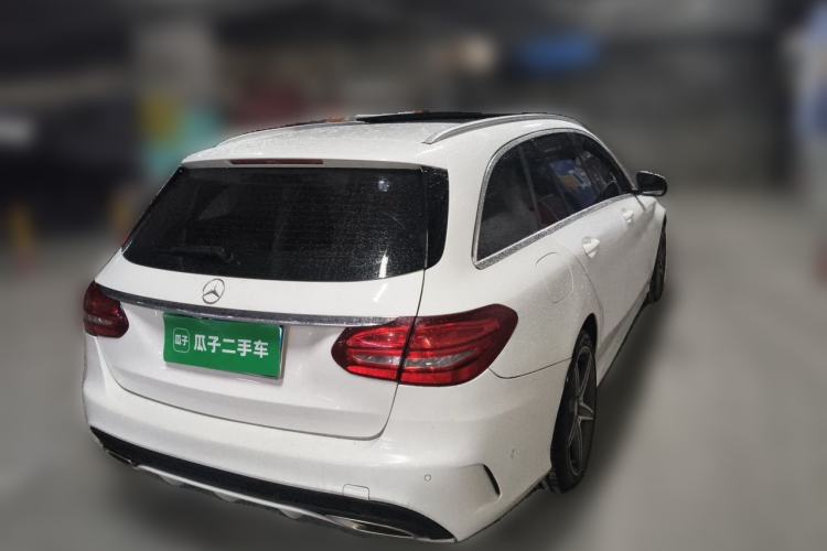 Used Mercedes-Benz C-Class 2015 C 200 station wagon Rear Right 45 Deg