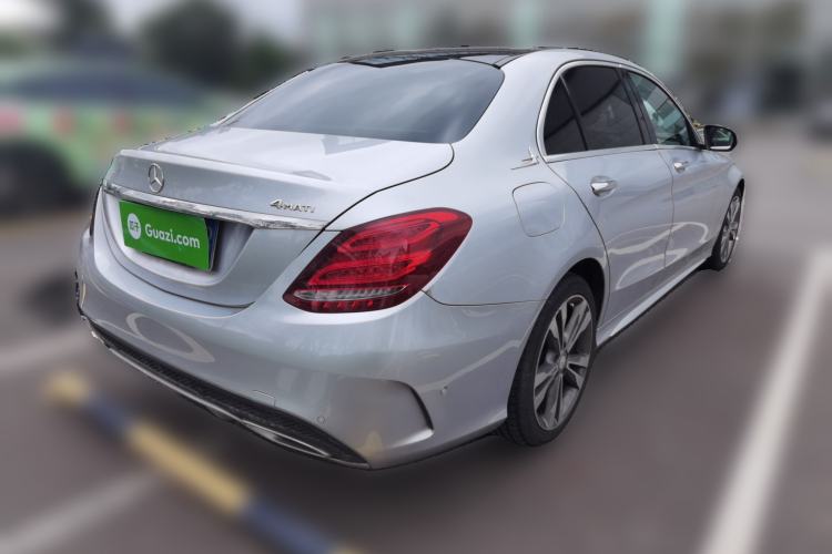 Used Mercedes-Benz C-Class 2015 C 200 L 4MATIC Sport Edition Rear Right 45 Deg