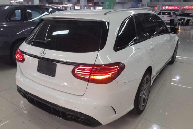 Used Mercedes-Benz C-Class 2015 C 200 station wagon Rear Right 45 Deg
