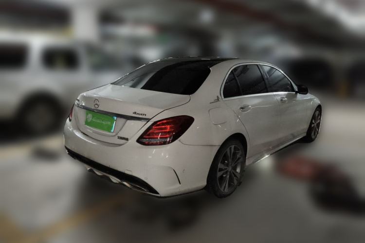 Used Mercedes-Benz C-Class 2015 C 200 L 4MATIC Sport Edition Rear Right 45 Deg