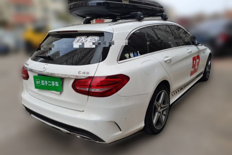 Used Mercedes-Benz C-Class 2015 C 200 station wagon Rear Right 45 Deg