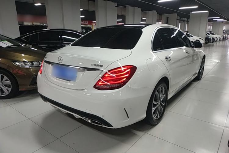 Used Mercedes-Benz C-Class 2015 C 200 L Sport Edition Rear Right 45 Deg