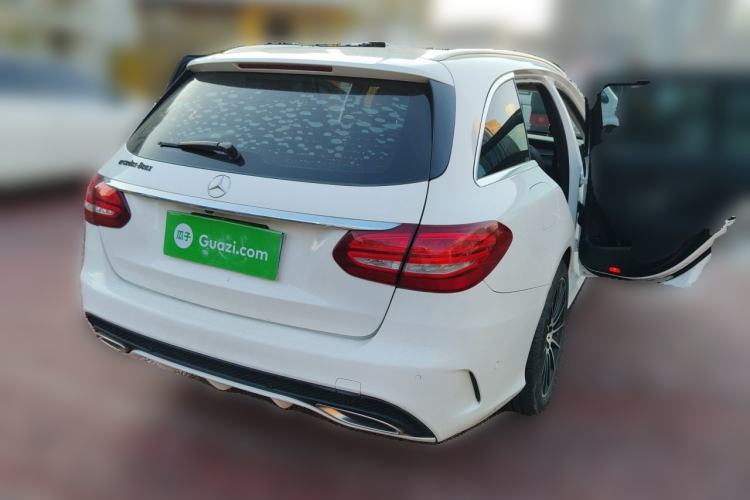Used Mercedes-Benz C-Class 2015 C 200 station wagon Rear Right 45 Deg