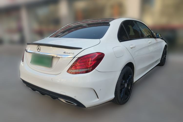 Used Mercedes-Benz C-Class 2015 C 200 Sport Edition 4MATIC Rear Right 45 Deg
