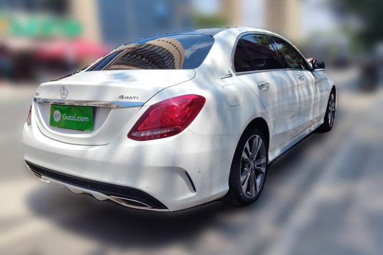 Used Mercedes-Benz C-Class 2015 C 200 L 4MATIC Sport Edition Rear Right 45 Deg