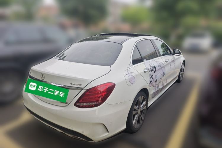 Used Mercedes-Benz C-Class 2015 C 200 L 4MATIC Sport Edition Rear Right 45 Deg