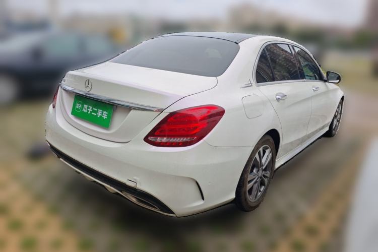 Used Mercedes-Benz C-Class 2015 Revised C 200 L Sport Edition Rear Right 45 Deg