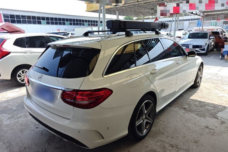 Used Mercedes-Benz C-Class 2015 C 200 station wagon Rear Right 45 Deg