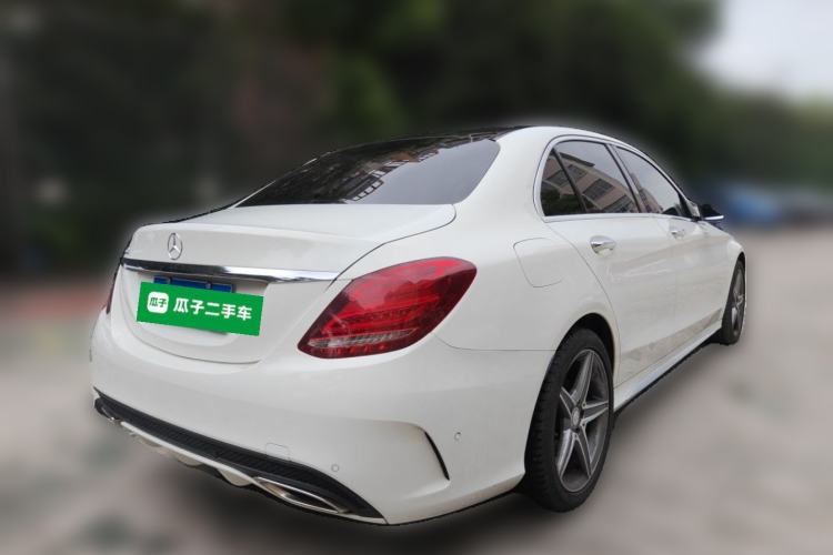Used Mercedes-Benz C-Class 2015 C 300 L Sport Edition Rear Right 45 Deg
