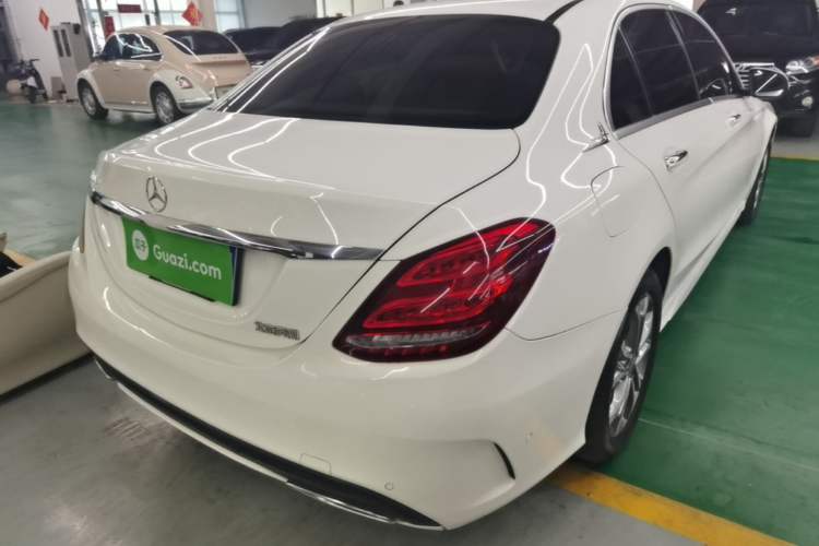 Used Mercedes-Benz C-Class 2015 C 180 L Sport Edition Rear Right 45 Deg