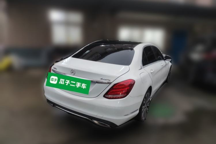 Used Mercedes-Benz C-Class 2015 C 200 L 4MATIC Rear Right 45 Deg