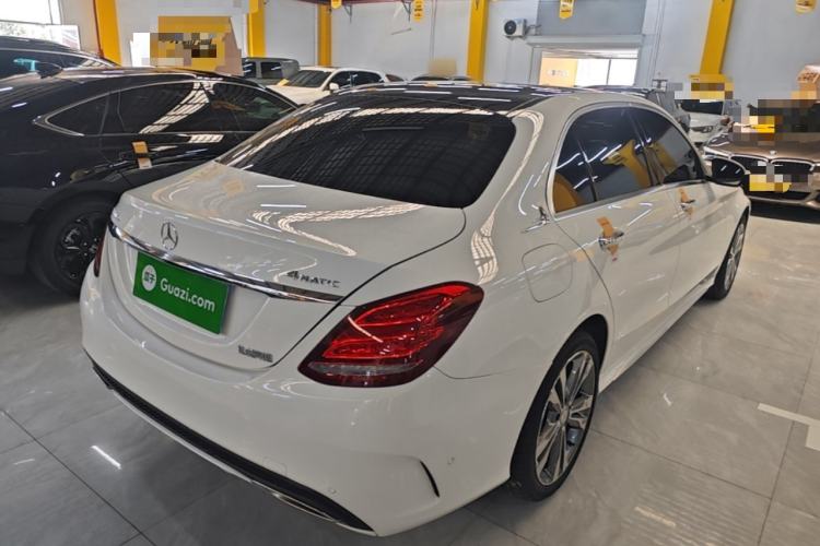 Used Mercedes-Benz C-Class 2015 C 200 L 4MATIC Sport Edition Rear Right 45 Deg